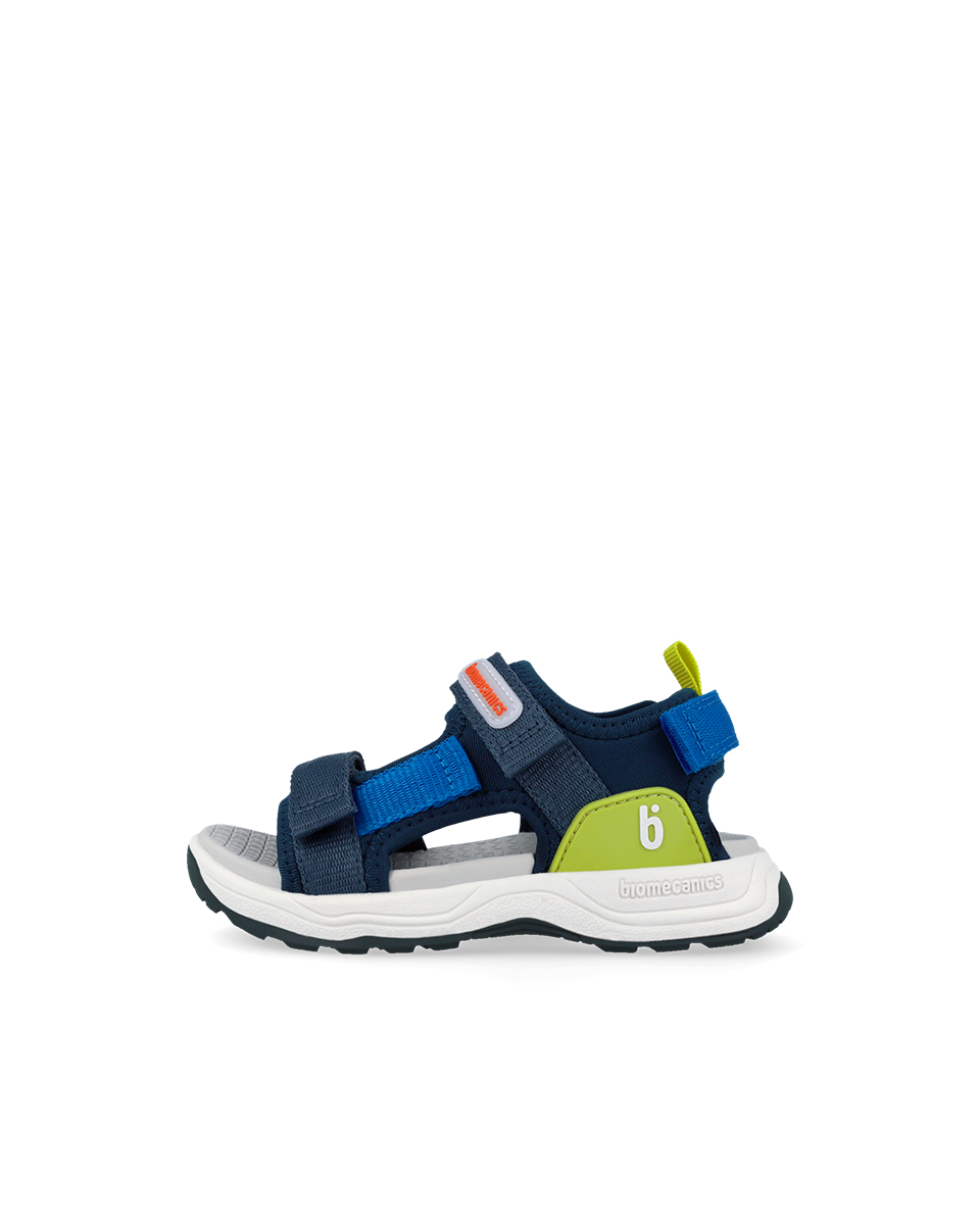 Sandales de sport pour garçon – Bleu Marine et Vert Lime REF: 262242-A089