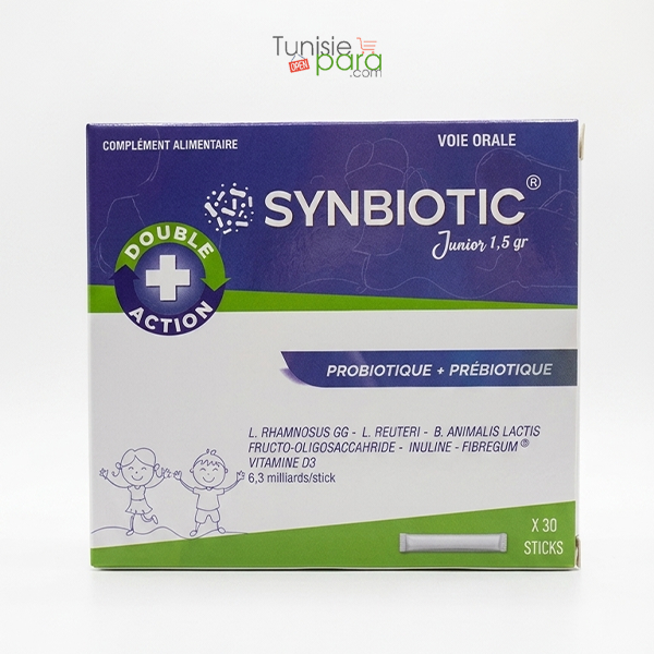 Synbiotic Junior 1,5 g pour Enfants 30 sticks