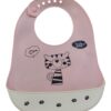 baby pur Bavoir Souple avec Récupérateur Rose