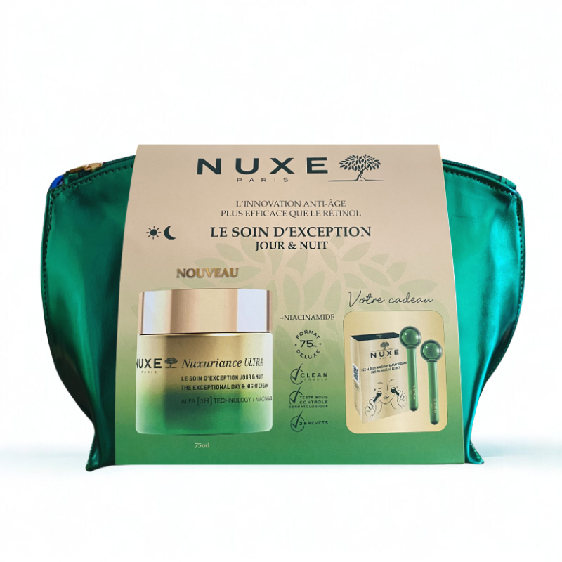 NUXE NUXURIANCE ULTRA JOUR ET NUIT 75ML+GLOBES MASSANTS RAFRAICHISSANTS (OFFERT) REF 0059 - Nuxe