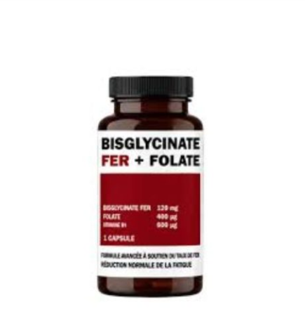 ROXENE bisglycinate fer+folate 30 capsules