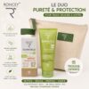 RONCEY duo pureté et protection peau grasse (sebiaskin gel + sunshield 02+ trousse offerte)