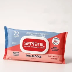 Septanil Lingettes Désinfectante Hydroalcoolique 70% Alcool B/72