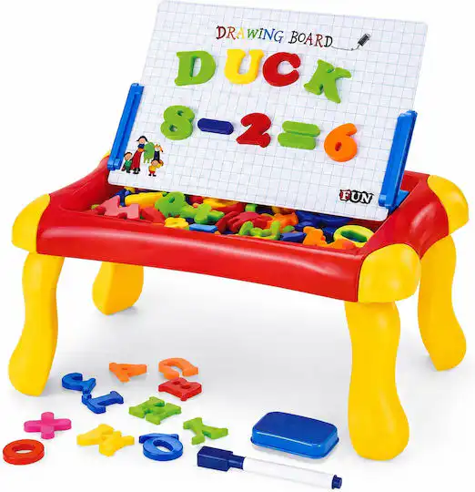 jouets : table éducatif en plastique 2 EN 1 GM 3+ QJ5580