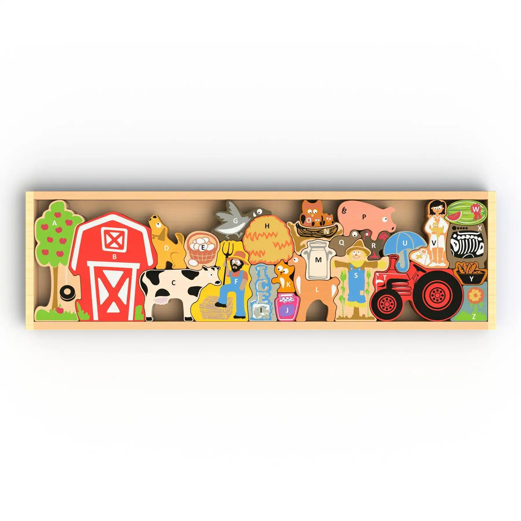 jouets : farm puzzle A to Z