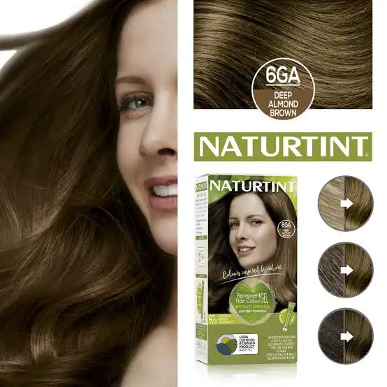 Naturtint Coloration Permanente 6GA chatain fonce amande 170ml