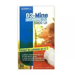 NATURALIUM D3 MINE VITAMINE D3 5000UI 30 GELULES