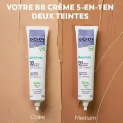 Jonzac BB Crème Hydratante Bio SPF10 Teinte Claire 40ml – Image 2