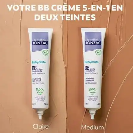 Jonzac BB Crème Hydratante Bio SPF10 Teinte Claire 40ml – Image 2