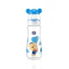 Baby Pur Biberon en Polypropylene col standard Funny bleu 250 ml Ref 72003