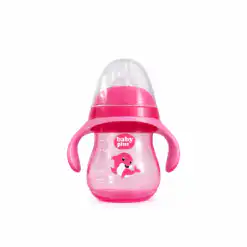 Baby Pur biberon dauphin 230 ml rose (EMBALLAGE DEFECTUEUX)