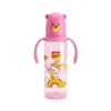 Baby Pur Biberon en Plastique Avec Anse Standard 250 ml ROSE Ref P996