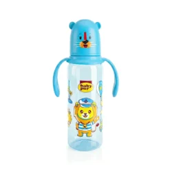 Baby Pur Biberon en Plastique Avec Anse Standard 250 ml BLEU Ref P996