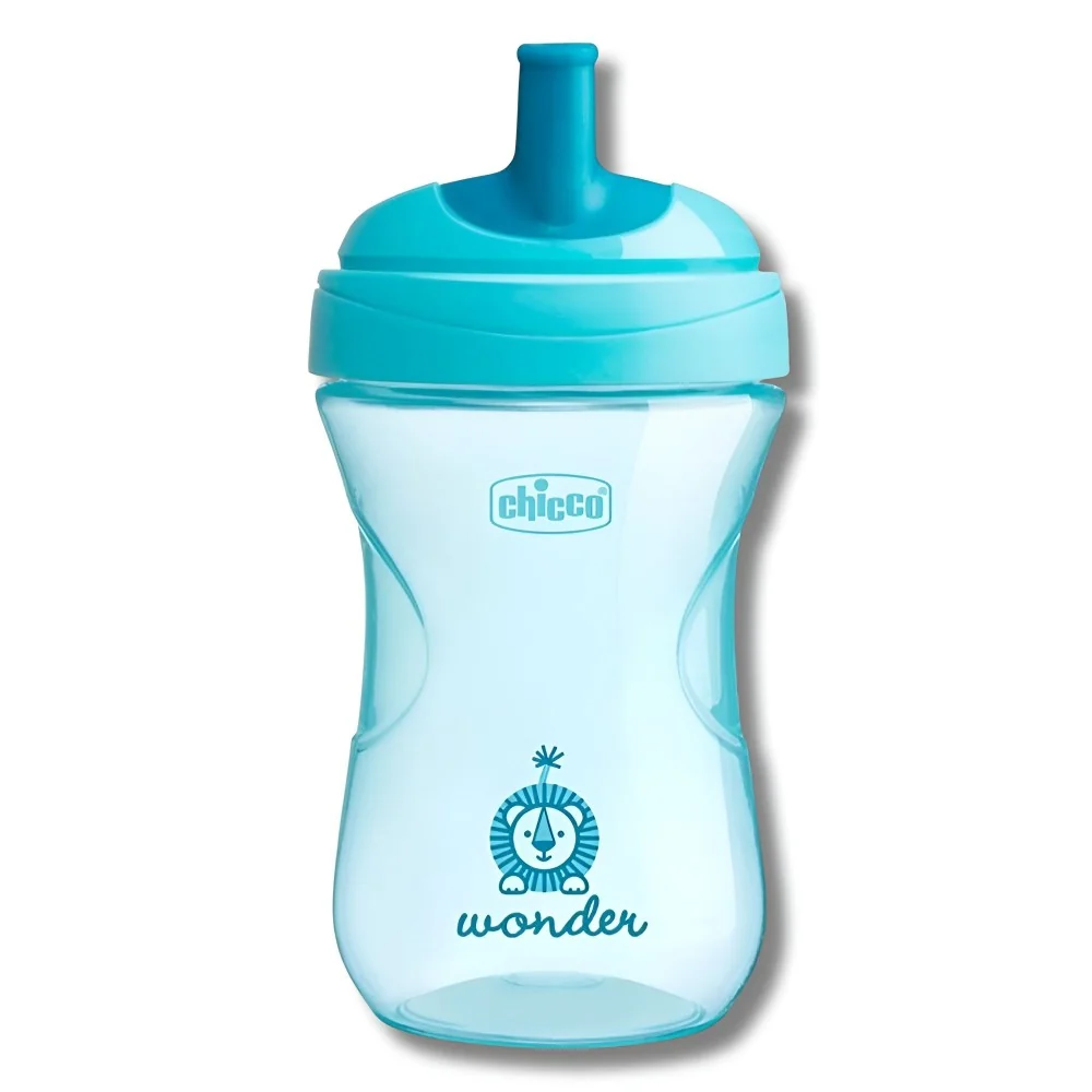 chicco Tasse Advanced cup bleu BOY 12m+ 266ml (EMBALLAGE DEFECTUEUX)