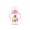 Baby Pur Biberon Large PP avec Anses 250ml ROSE REF 72006