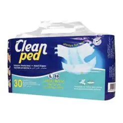 CLEAN PED COUCHE ADULTE LARGE 30PCS