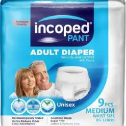 Incoped Couches Adultes Culotte Unisexe medium 9 Pièces