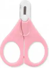 BABY PUR Ciseaux pour nouveau nés 0m+ rose REF 76907