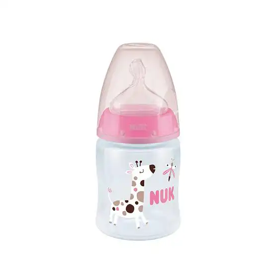 NUK First choice Biberon Temperature controle ROSE 0-6M 150ML