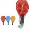 jouets : Raquettes sports de plage perforées en bois