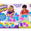 jouets : sable magic rose , bleu et gris