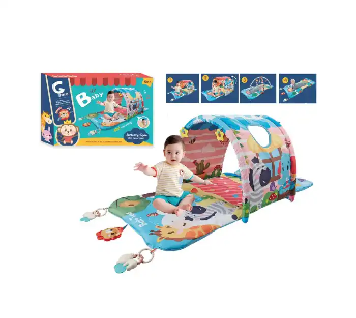 jouets : tapis d’éveil musical activity gym 4 en 1 0m+