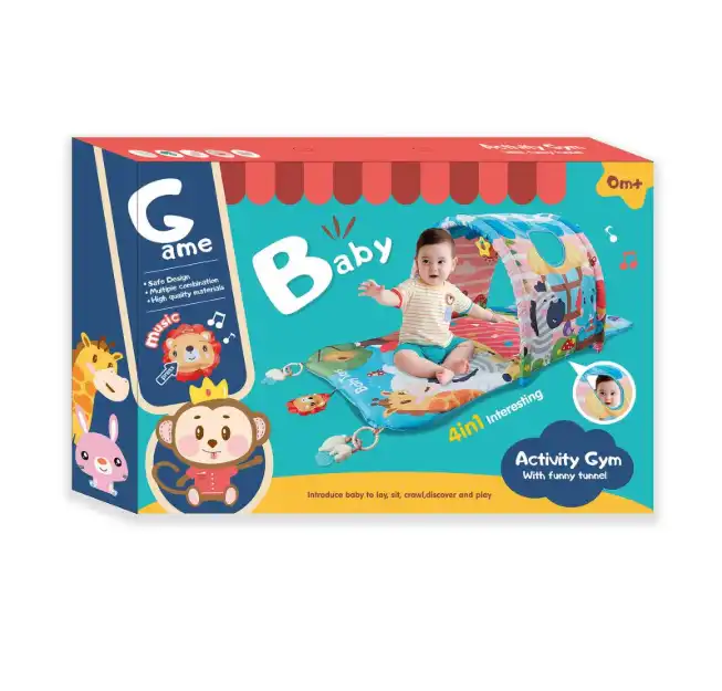 jouets : tapis d’éveil musical activity gym 4 en 1 0m+